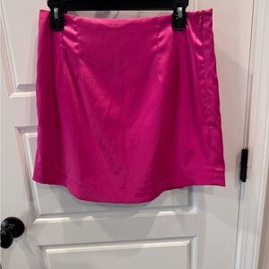 Entro Pink Satin Skirt large